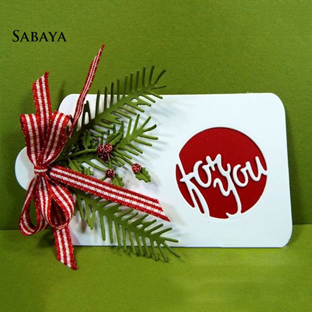 Bộ khuôn cắt trang trí thủ công bằng kim loại làm thiệp giáng sinh