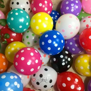 100 vỏ bóng chấm bi đủ màu