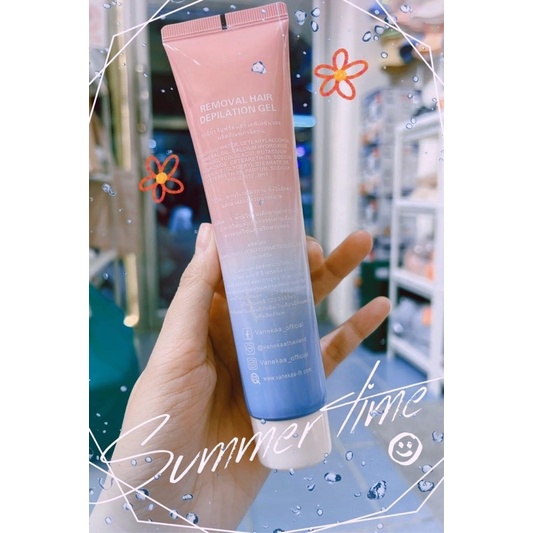 Kem Tẩy Lông Vanekaa Cho Da Nhạy Cảm Từ Thiên Nhiên Wax lông 120ml