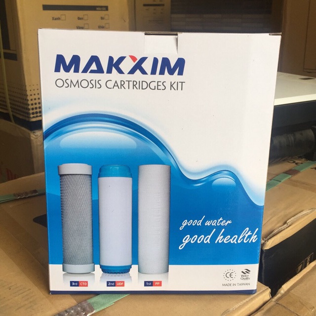 Bộ 3 lõi lọc nước cao cấp MAKXIM
