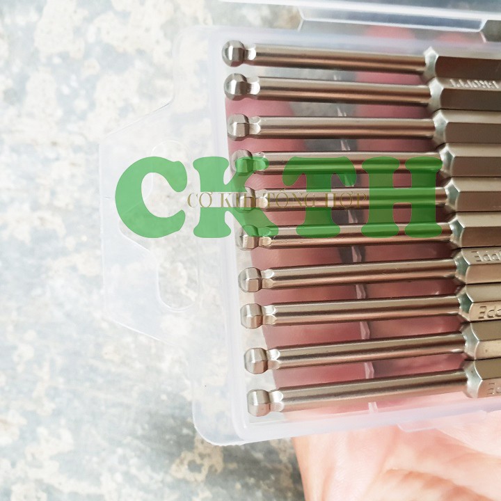 Lục giác bi cao cấp. Đầu lục giác bi bóng H4 dành cho khoan, máy bắn vít loại dài 65mm thương hiệu BROPPE