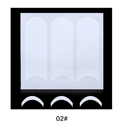 Miếng dán hỗ trợ sơn móng nhanh - dán french đầu móng 24 mẫu