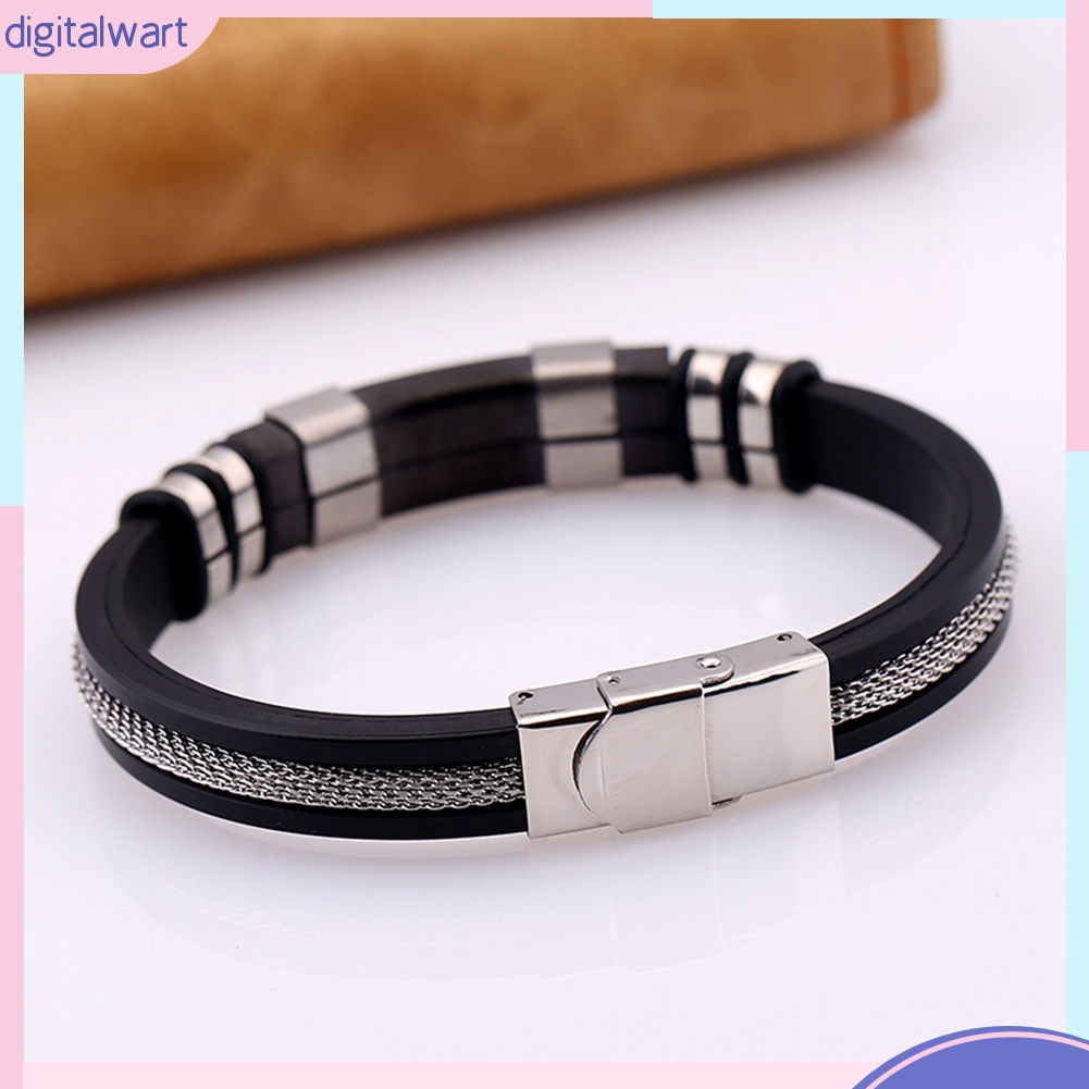 Vòng Tay Nam Bằng Thép Titan Thời Trang Cá Tính