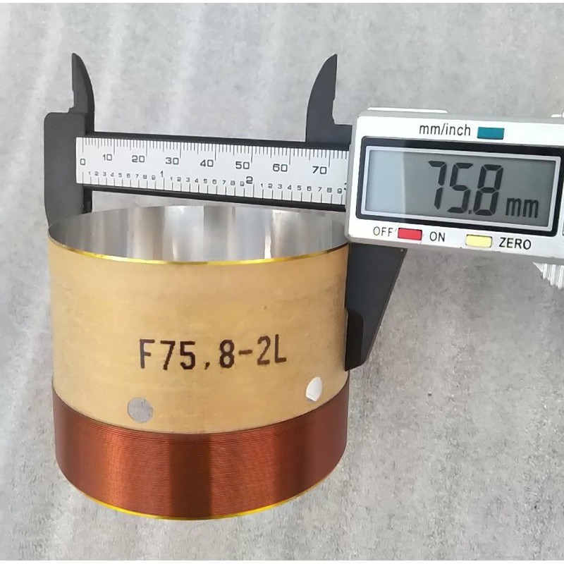 COIL 75.8 2 LỚP - 1 CÁI COIL LOA BASS