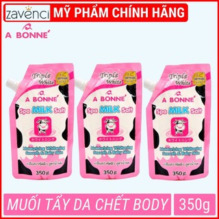 Muối Bò MB2012167 Tẩy Tế Bào Chết Body ABONNE Thái Lan Hương Sữa Tươi (350g)