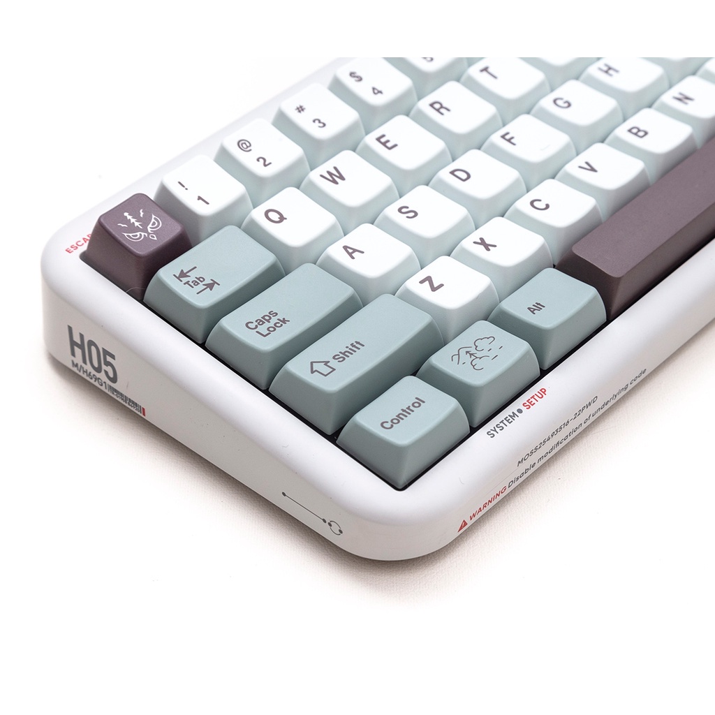 GMK November Fog  Keycaps 143 Keys PBT Material MDA profile Suitable For 61/68/71/84/87/96/104 And Other Mechanical Keyboards