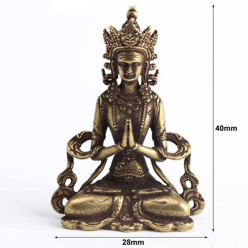 Tượng Phật Mini Bằng Đồng Trang Trí Văn Phòng