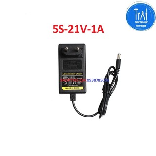 Sạc pin Li-ion 5S -21V - 1A, có đèn báo đầy.