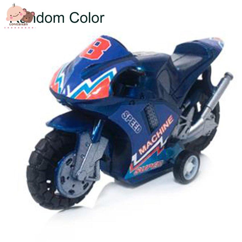 [HOT]Kids Children Plastic Pull Back Car Beach Four-wheel Motorcycle Model Gifts
