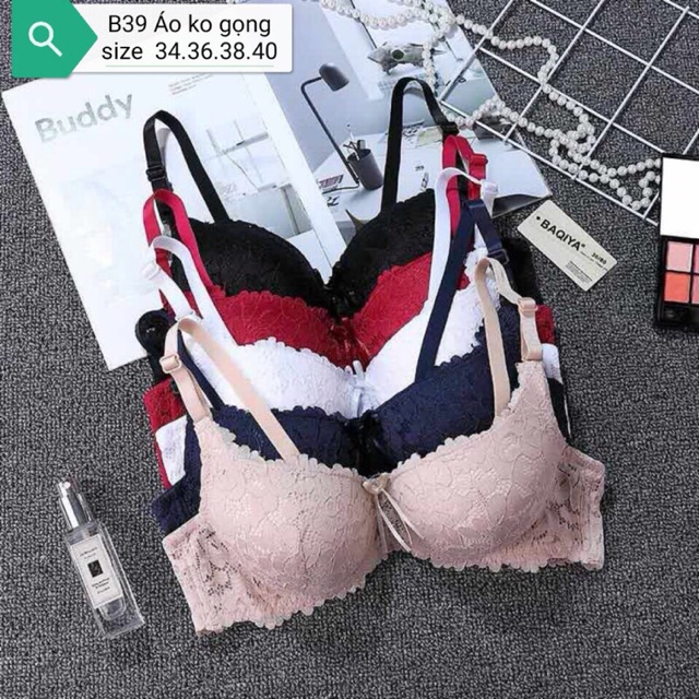Chuẩn Áo ngực ko gọng ren b39 hàng baqiya xuất khẩu