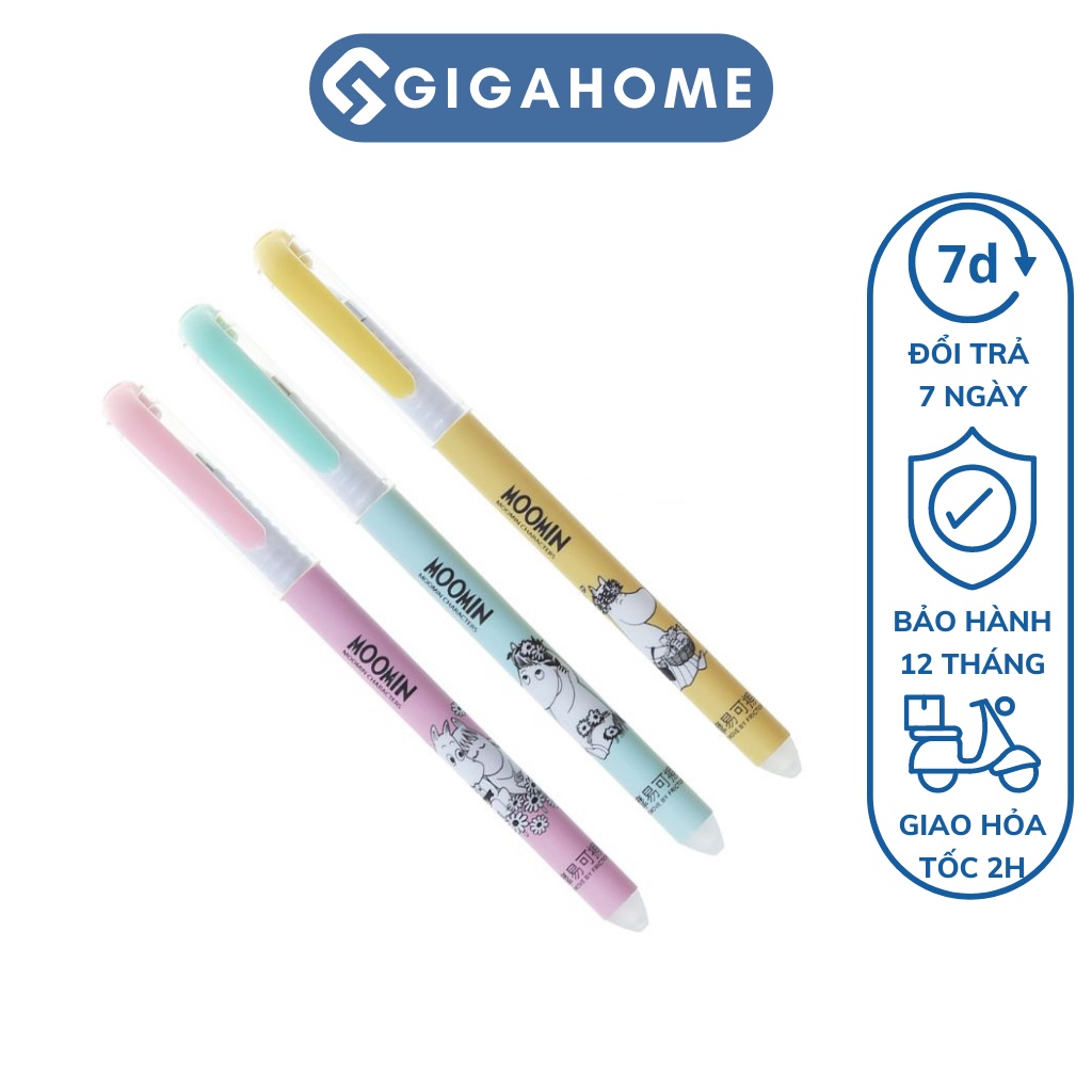 Bút Mực Có Thể Xóa Được GIGAHOME Có Cục Tẩy Phía Trên, Tiện Lợi Cho Học Sinh 7113