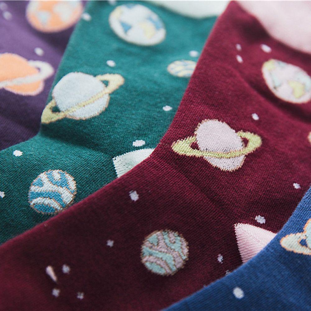 Vớ Cotton Giữ Ấm Mùa Đông In Họa Tiết Trừu Tượng Sáng Tạo