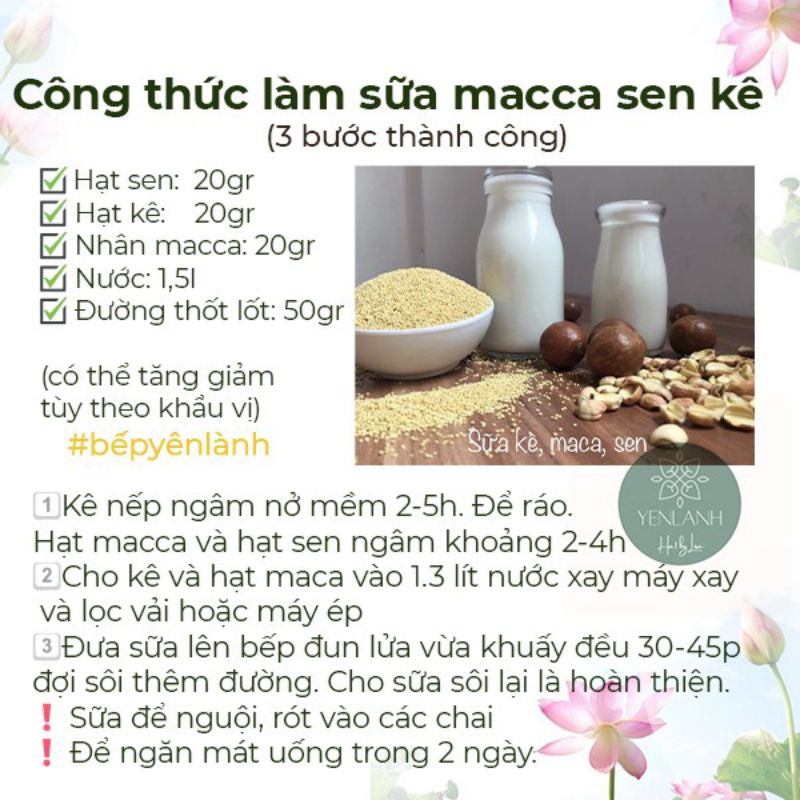 Hạt kê vàng sạch 1kg