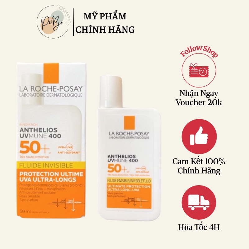 Sữa Chống Nắng La Roche Posay Anthelios Invisible Fluid SPF 50+ - 50ml