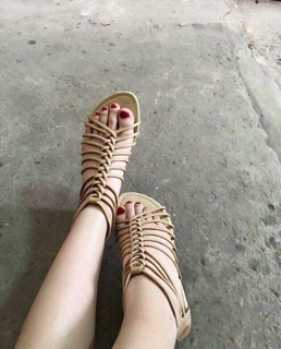 Giày chiến binh Thái nâu sậm