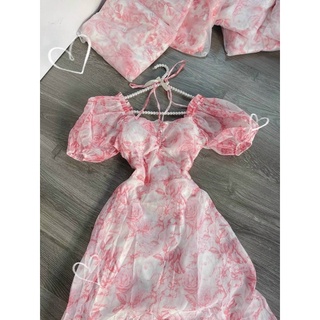 MAXI HOA RÚT NGỰC ĐUÔI CÁ