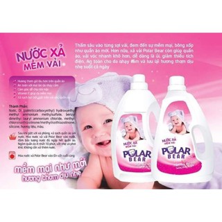 [BTCOM] Nước xả quần áo Polar Bear 2.9kg