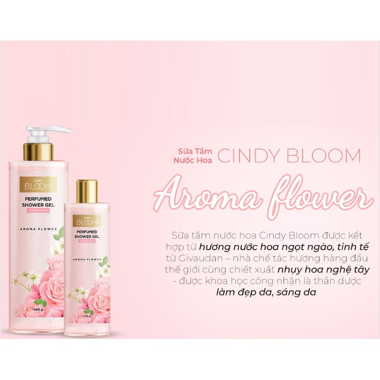 Sữa Tắm Nước Hoa Cindy Bloom Aroma Flower 640g (4 loại) - Sữa tắm |  TheFaceHolic.com