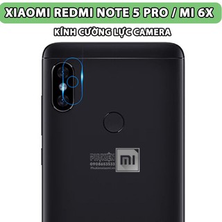 Full Box Bộ 1 miếng dán kính cường lực camera cho máy Xiaomi Redmi Note 5 Pro