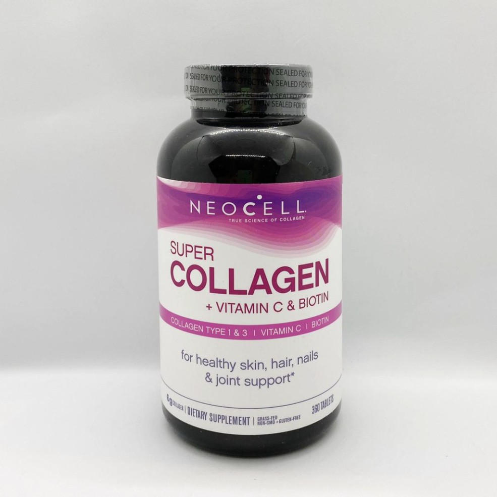 [ Mới] Super Collagen Neocell +C Đẹp Da, Móng, Tóc Của Mỹ [Chính Hãng 100%]