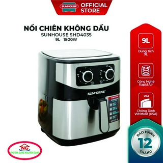 Nồi chiên không dầu 9L SUNHOUSE SHD4035 BH 12 tháng