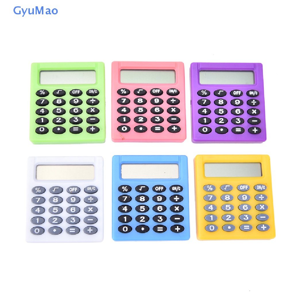 [cxGYMO] Máy Tính Điện Tử Mini Màu Sắc Kẹo Ngọt Dành Cho Văn Phòng