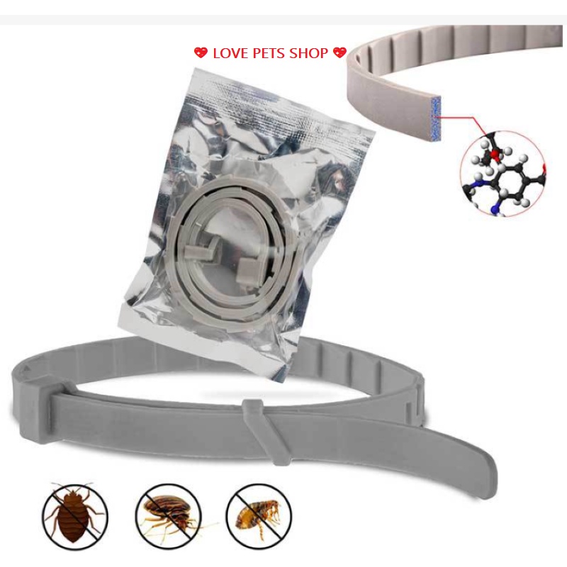 VÒNG CỔ CHỐNG VE RẬN, CÔN TRÙNG CHO CHÓ MÈO- LOVE PETS SHOP