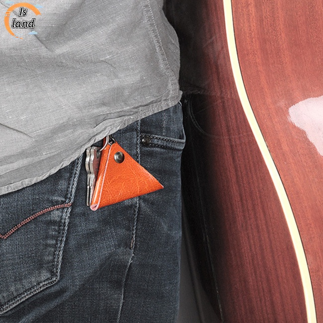 Túi Da ĐựNg GảY ĐàN Guitar Có MóC KhóA