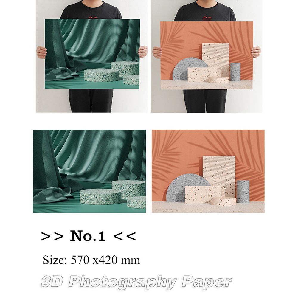 Phông nền chụp ảnh hai mặt in họa tiết 3D độc đáo
