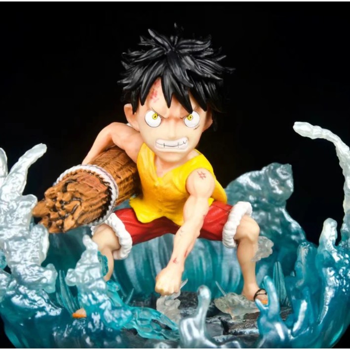 Mô Hình Luffy One Piece sự kiện vĩ đại Luffy giải cứu Ace có Led