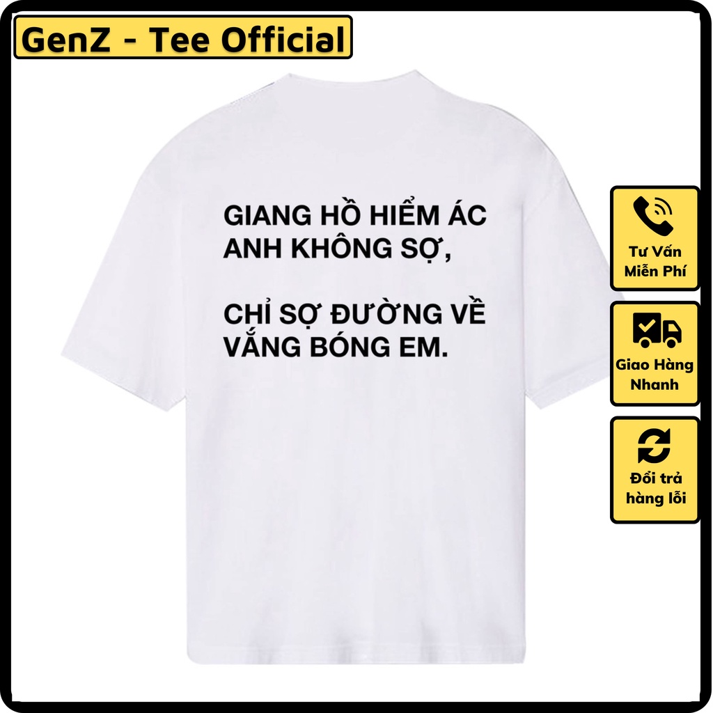 Áo Giang Hồ Hiêm Ác Anh Không Sợ, Chỉ Sợ Một Ngày Vắng Bóng Em mặc phong cách trẻ trung, nam nữ mặc form cực đẹp