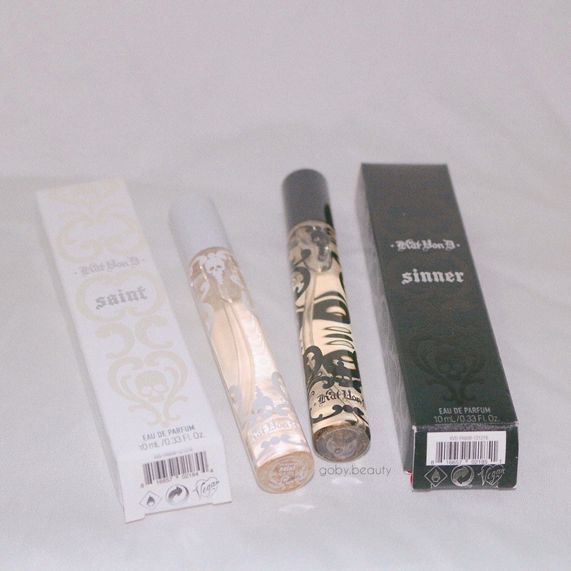 Nước hoa mini Kat Von D Saint + Sinner 10ml