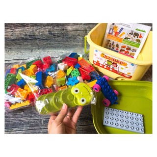 LEGO JULEBABY-104 CHI TIẾT -  ĐỒ CHƠI SÁNG TẠO CHO BÉ TỪ 3 TUỔI