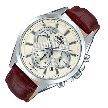 Đồng hồ nam Casio Edifice EFV-580L-7AVUDF dây da nâu Chính Hãng