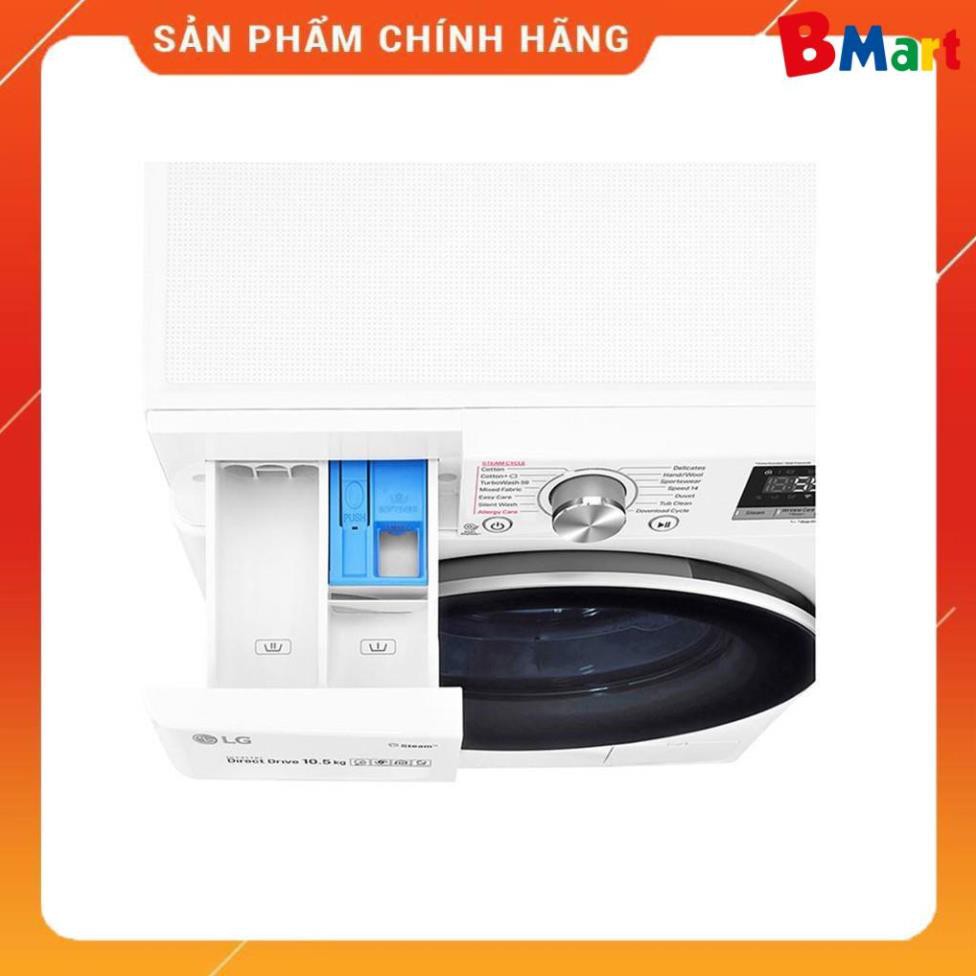 [ FREE SHIP KHU VỰC HÀ NỘI ] Máy giặt LG cửa ngang 10.5 kg FV1450S3W  - BM