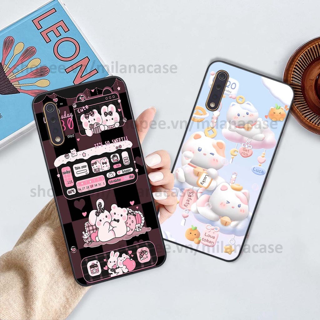 Ốp Vivo S1 / S1 Pro hình đồng hồ icon gấu mèo cute cực dễ thương ngộ nghĩnh