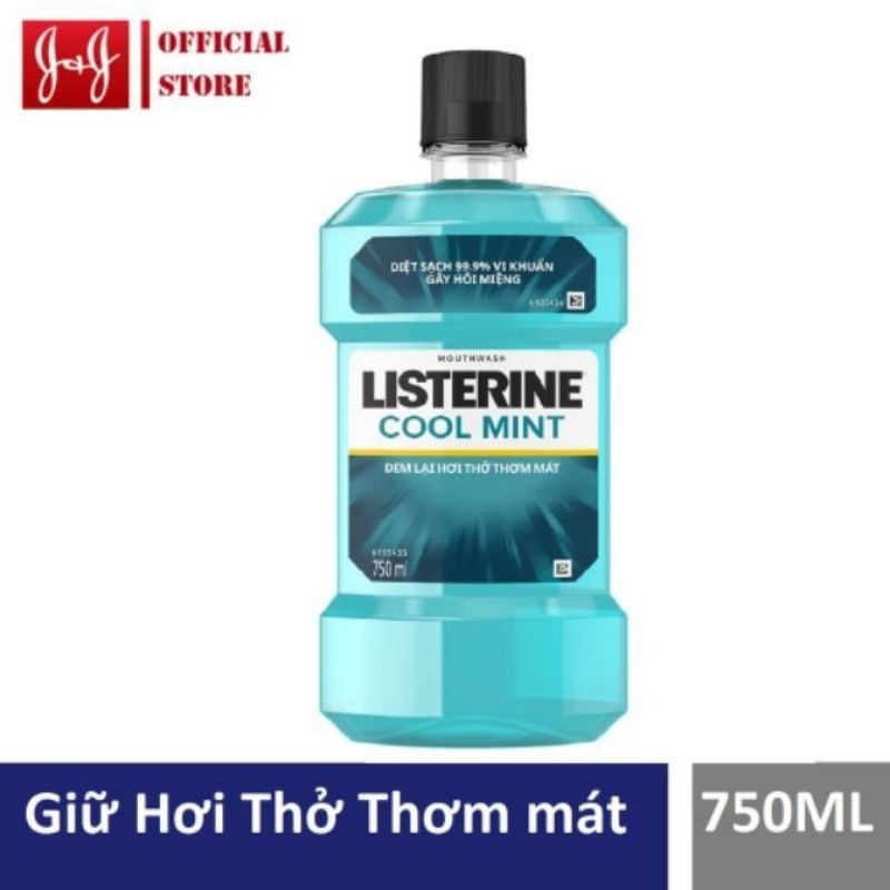 Nước Súc Miệng Listerine Hương Bạc Hà - Cool Mint