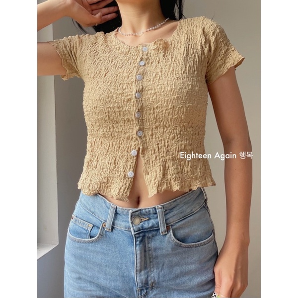 Áo thun tay ngắn vải xốp