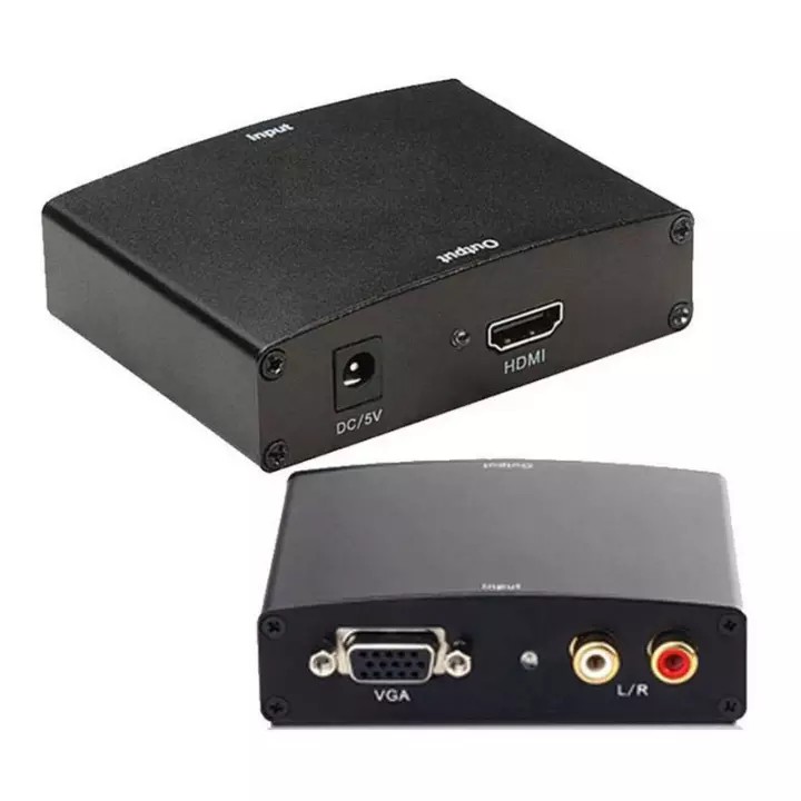 [Loại 1] Bộ chuyển đổi VGA sang HDMI (Sắt)