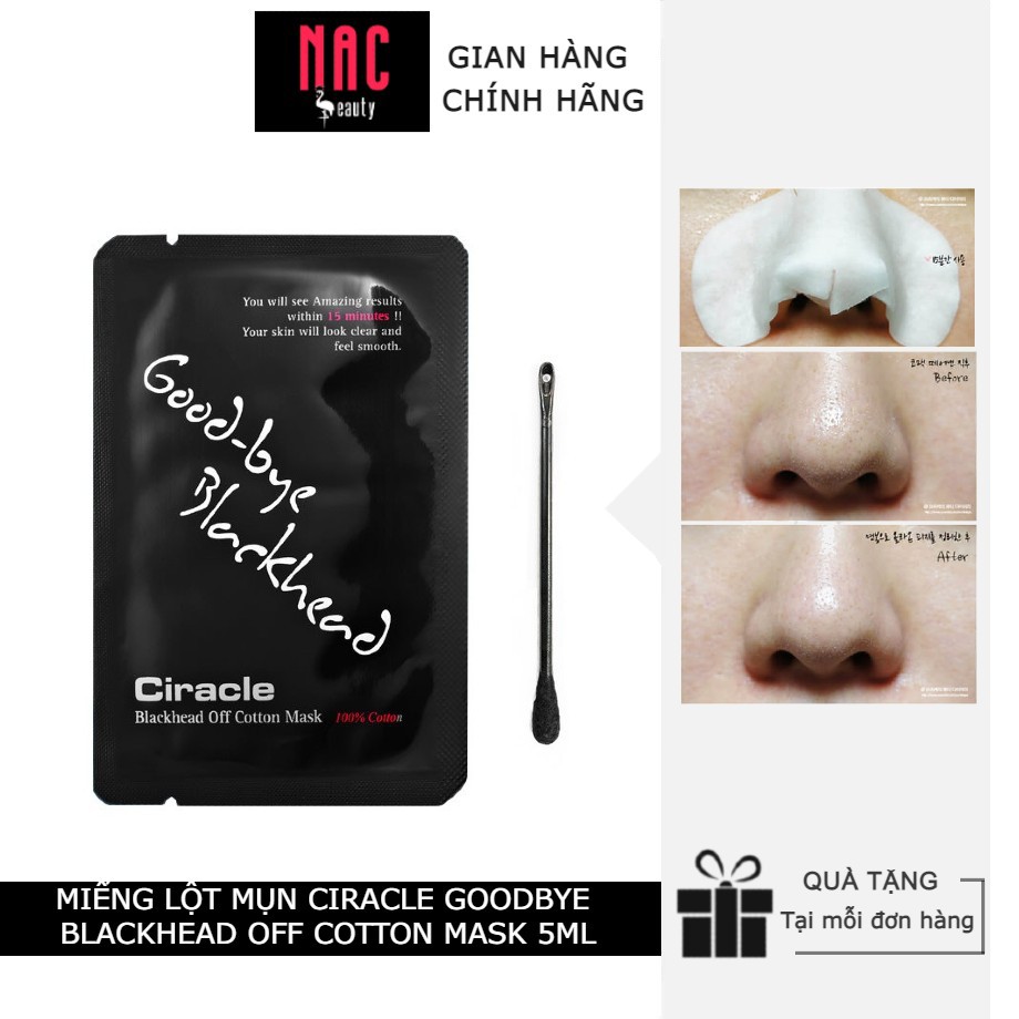 [Chính hãng] MIẾNG LỘT MỤN GOODBYE BLACKHEAD - NAC BEAUTY