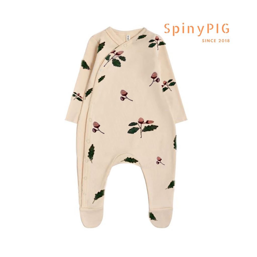 Bộ body sơ sinh 0-2 tuổi style Hàn Quốc cotton liền bàn dài tay thu đông