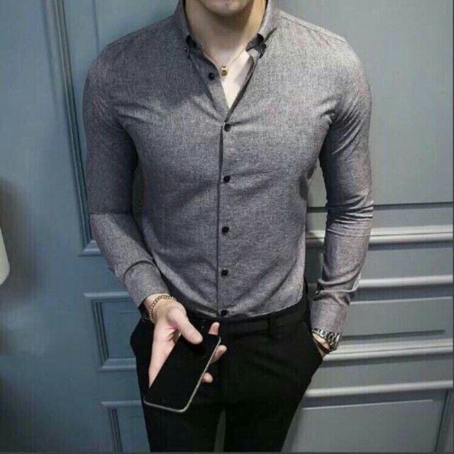 FREESHIP 99K TOÀN QUỐC_Sơ mi chất đũi co giãn nhẹ, thoáng hút mồ hôi Ductayshop cam kết không đẹp hoàn tiền | BigBuy360 - bigbuy360.vn