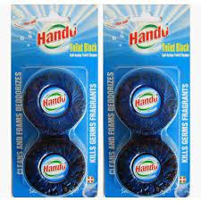 Combo 2 vỉ 4 viên tẩy xanh và làm thơm toilet Hando