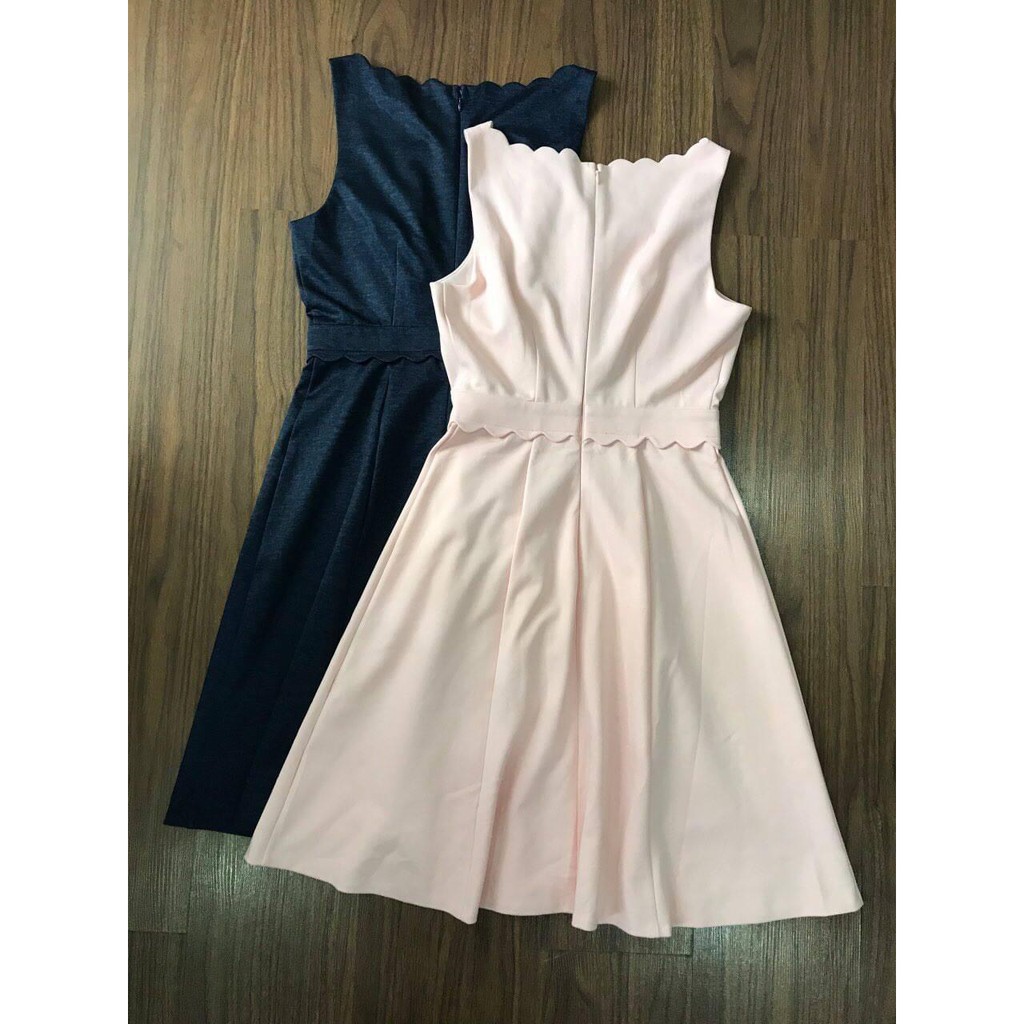 Đầm xòe Elle viền