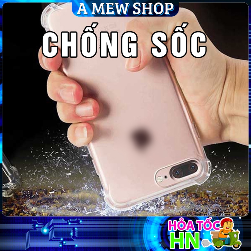 Ốp Lưng ip Silicon Dẻo Trong Suốt Chống Sốc Chống Va Đập Chống Bẩn 6/6s/7/8/x/xs/xsmax/11/12/pro/promax/Plus