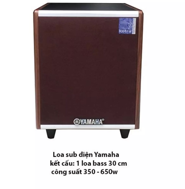 Loa sub điện YAMAHA mặt lưới vải bass 30 siêu trầm