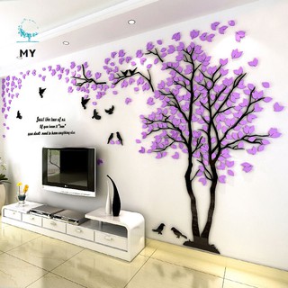 Decal Dán Tường Hình Cây 3d