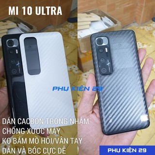 Dán lưng 3D chống xước vân Cacbon - Carbon