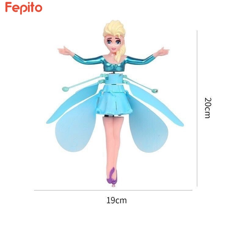 Đồ chơi bay cảm ứng bằng tay họa tiết công chúa Frozen có phát sáng độc đáo