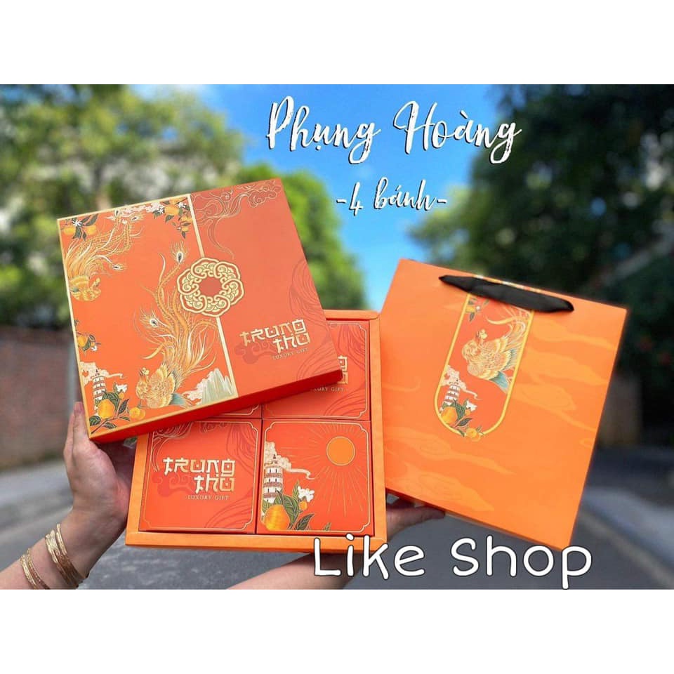 Hộp trung thu 4 bánh